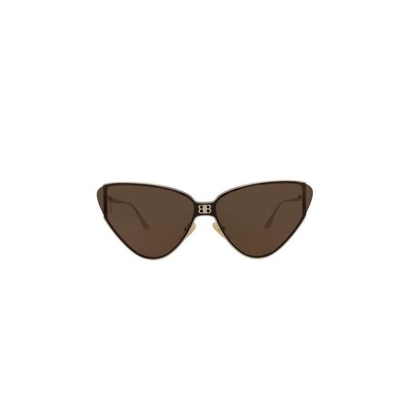 Balenciaga Cat Eye-Frame Metal Sunglasses Gold Womens - Picture 1 of 6